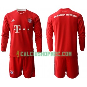 Bayern Monaco Bambino Maglia Prima 2020/2021 Manica Lunga (+ Pantaloncini)
